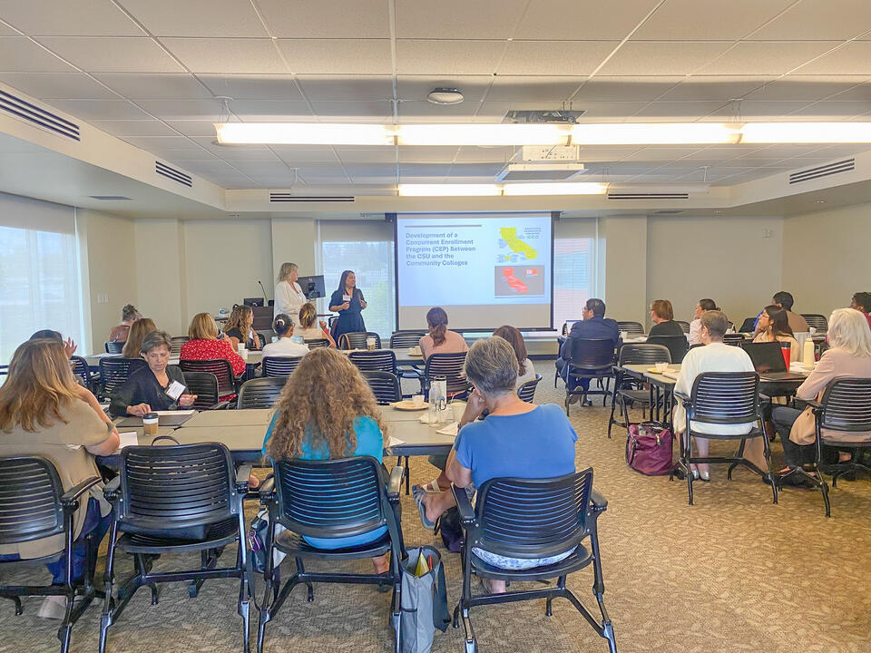 another session at CSU nursing convening 2025